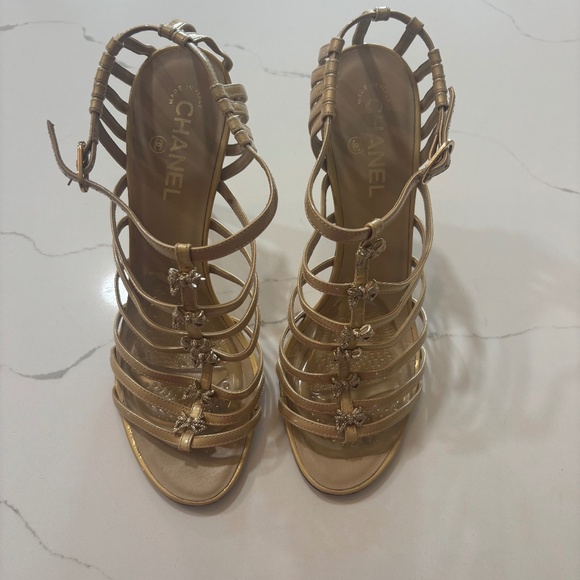 Chanel Caged Vintage Heels - Picture 1 of 3
